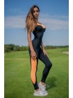 Спортивный комбинезон Sexy Black with Orange