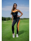 Спортивный комбинезон Sexy Black with Orange