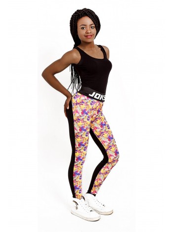 Лосины Crazy Fish комбинированные