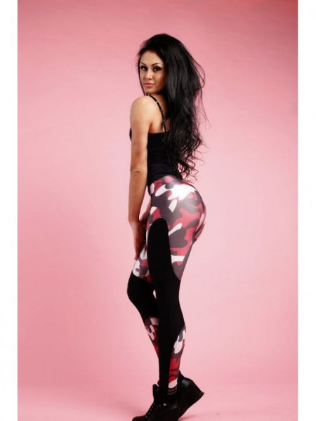 Лосины Bona Mania "Military Chilly Peppers & Total Black"