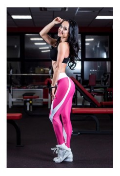 Лосины Lacrimosa "Pink & White"