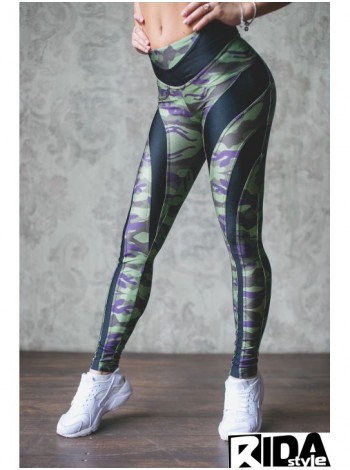 Лосины SpellSinger "Military Special Forces & Total Black"