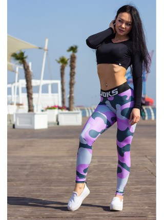 Лосины Purple Military