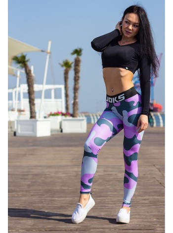 Лосины Purple Military