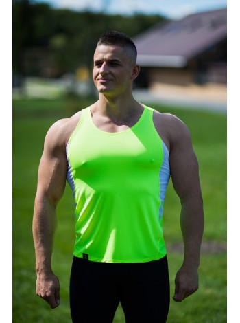 Спортивная майка PRO Lemon-White