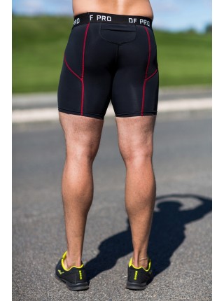 Спортивные шорты PRO NERO with Red