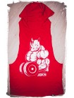 Майка Rhino RED с капюшоном