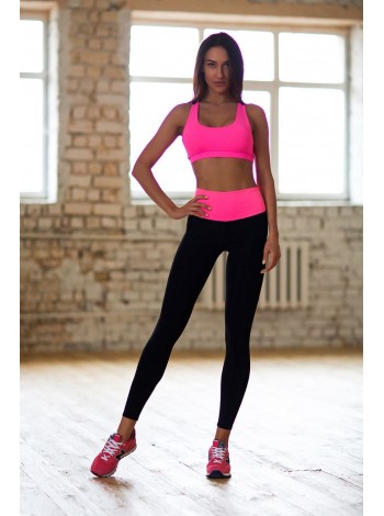 Спортивный комплект High Waist Pink