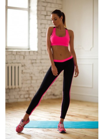 Спортивный комплект Basic Pink Low Rise Leggings