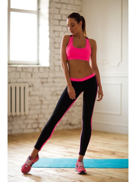 Спортивный комплект Basic Pink Low Rise Leggings