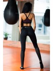 Спортивный комплект Yoga Total Black Paris Bra