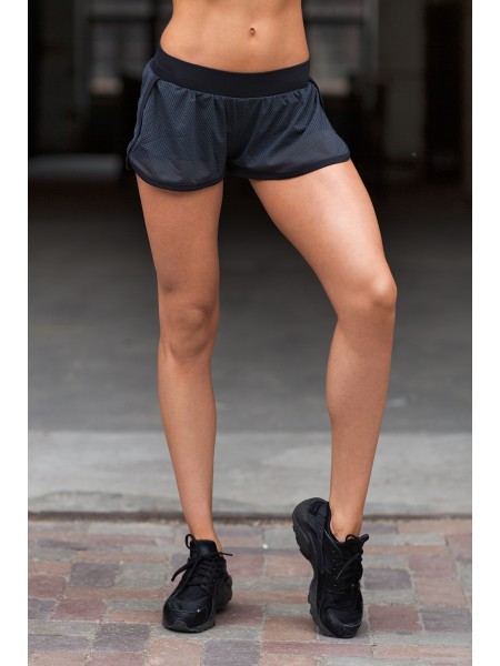 Шорты Paris Mesh in Black