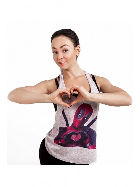 Майка Deadpool love you