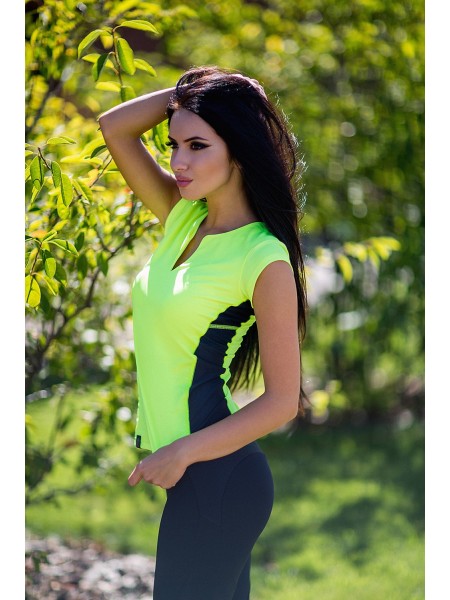 Спортивная футболка Lemon-Black