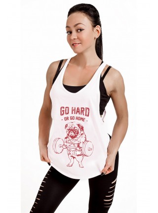 Майка Hard Pug for GIRL