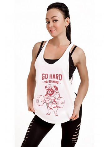 Майка Hard Pug for GIRL