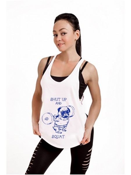 Майка Pug Squat