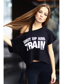 Спортивная майка-распашонка Shut Up