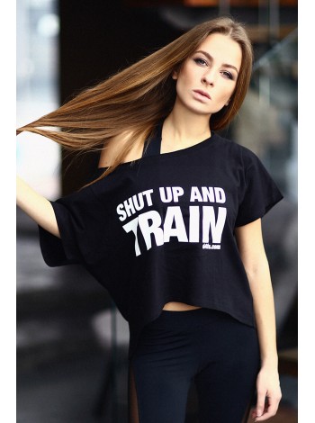 Спортивная майка-распашонка Shut Up