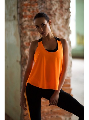 Спортивная майка-распашонка PRO Orange