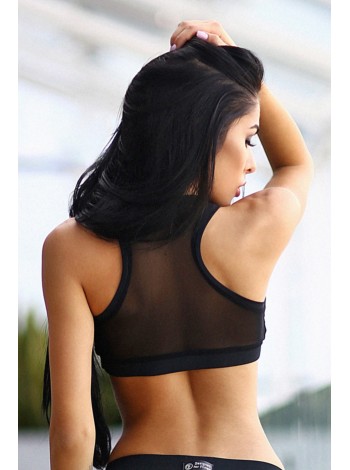 Спортивный топ Black Net